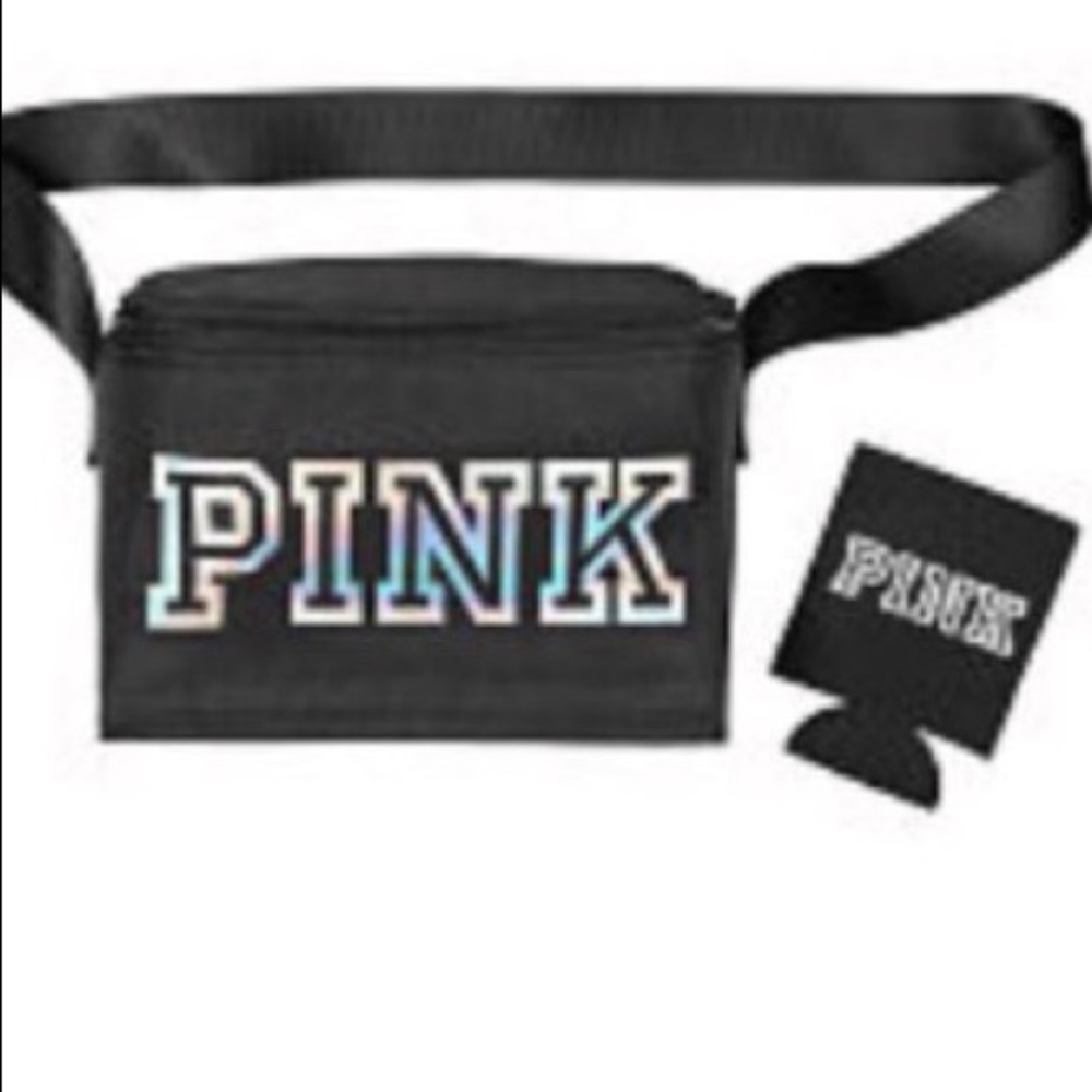 Victoria’s Secret PINK Insulated Lunchbox Cooler Drink Coozie Set